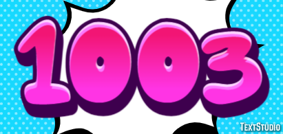 1003 Tekst Effect