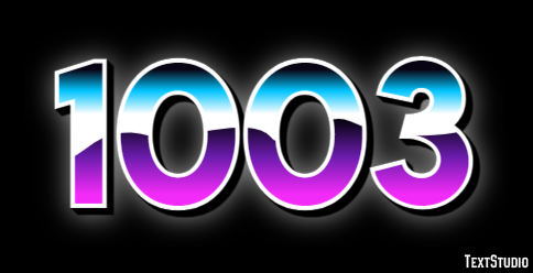 1003 Tekst Effect