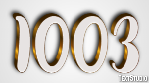 1003 Tekst Effect