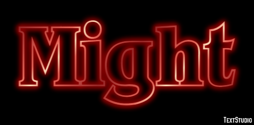 Might Text Effect