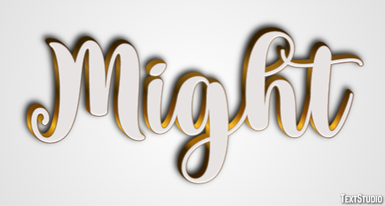 Might Text Effect