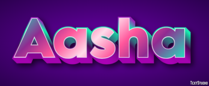 Aasha Effet de Texte