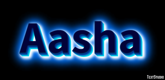 Aasha Text Effect
