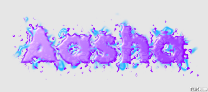 Aasha Effet de texte