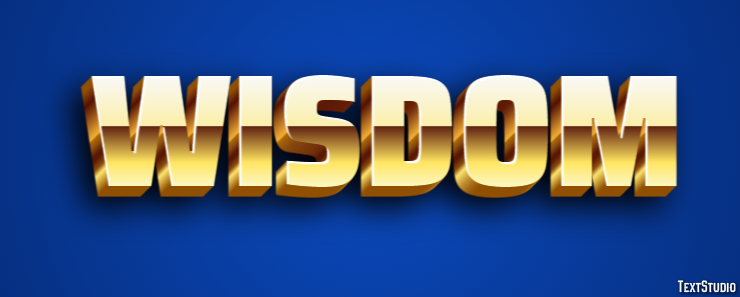 Wisdom Efekt tekstowy