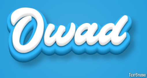 Owad Efecto de texto