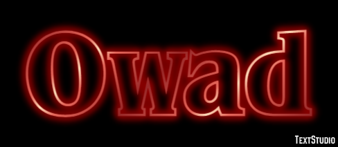 Owad Efecto de texto