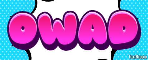 Owad Efecto de texto