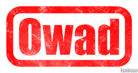 Owad Efecto de texto