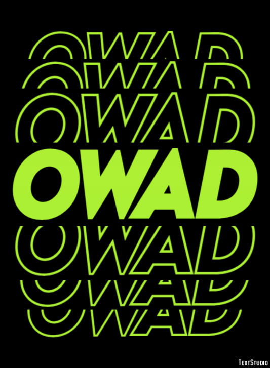 Owad Efecto de texto