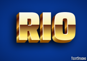 Rio Efeito de texto