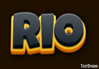 Rio Efeito de texto