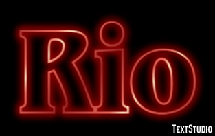 Rio Efeito de texto