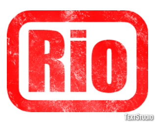 Rio Efeito de texto