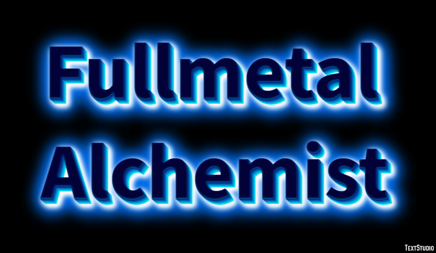 Fullmetal Alchemist Texteffekt