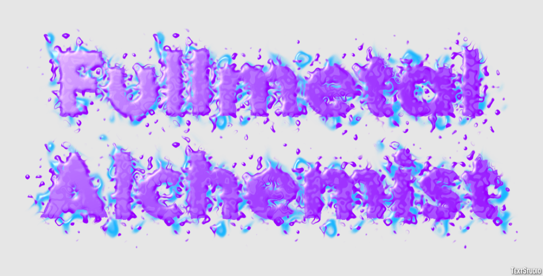 Fullmetal Alchemist Texteffekt