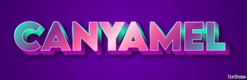 Canyamel Efekt tekstowy