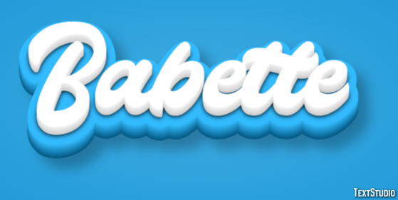 Babette Texteffekt