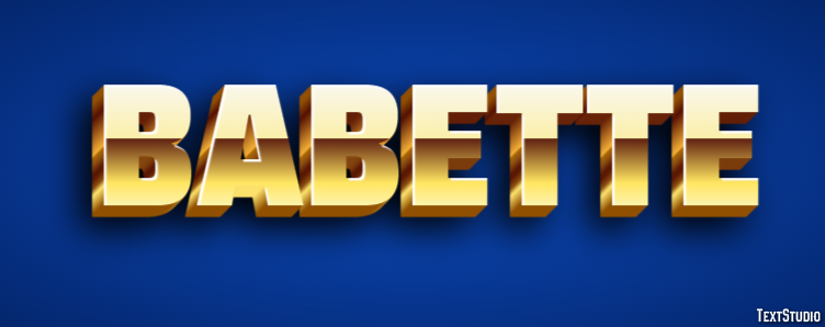Babette Effetto testo