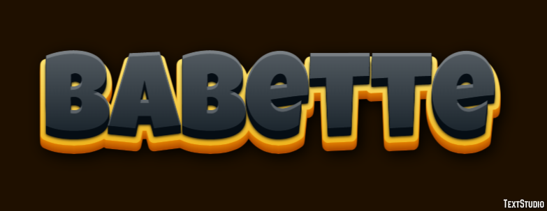 Babette Text effect