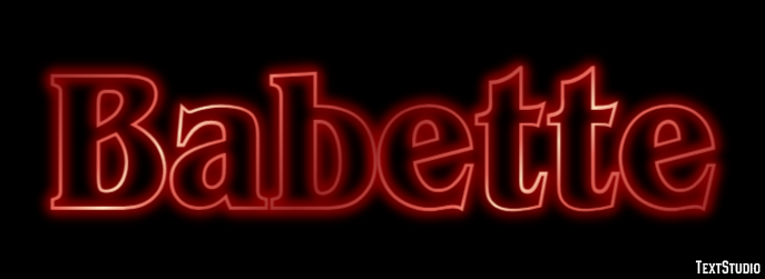 Babette Effetto testo