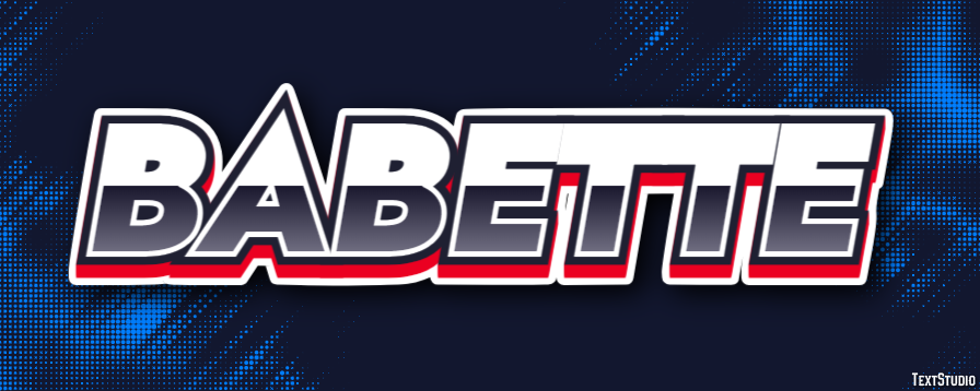 Babette Text effect