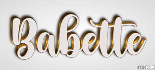 Babette Effetto testo