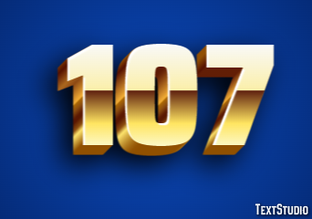107 Efekt tekstowy