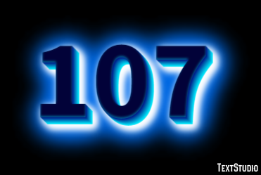 107 Efekt tekstowy