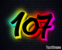 107 Efekt tekstowy