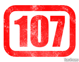 107 Efekt tekstowy