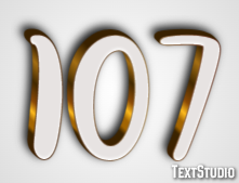 107 Efekt tekstowy