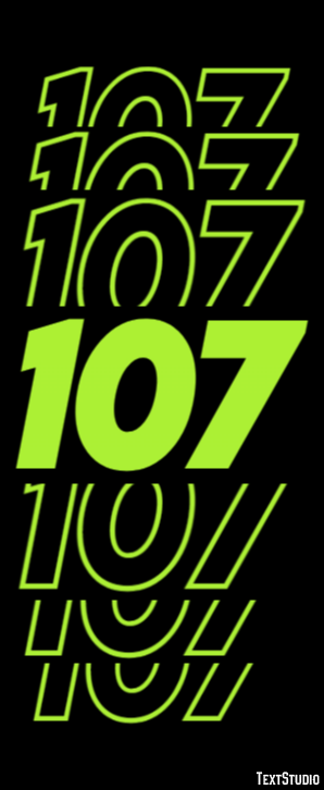 107 Efekt tekstowy