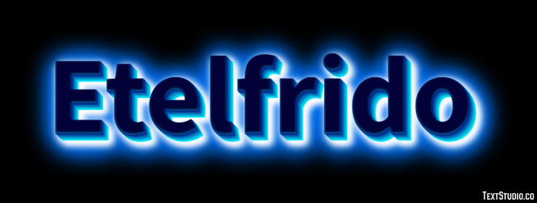 Etelfrido Efecto de texto