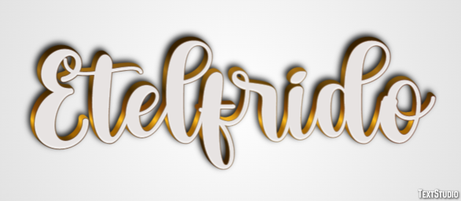 Etelfrido Efecto de Texto
