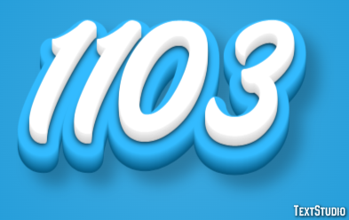 1103 Effetto testo