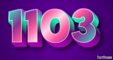 1103 Effetto testo