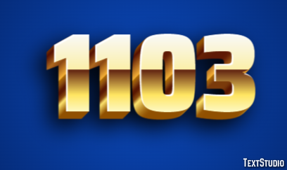 1103 Effetto testo
