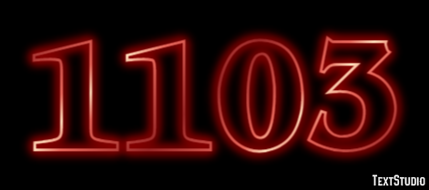 1103 Tekst Effect