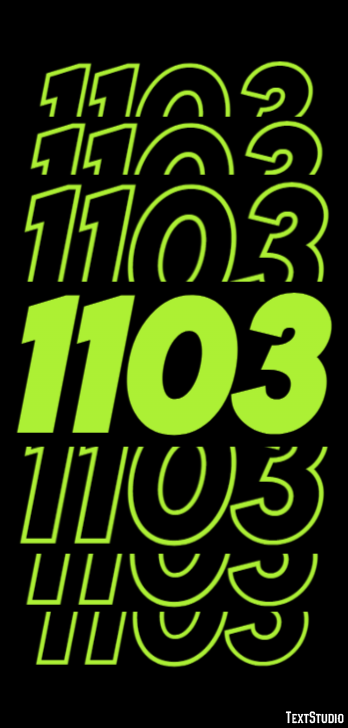 1103 Text Effect