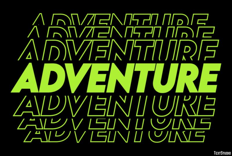 Adventure テキスト効果