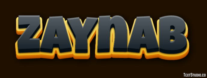 Zaynab テキスト効果