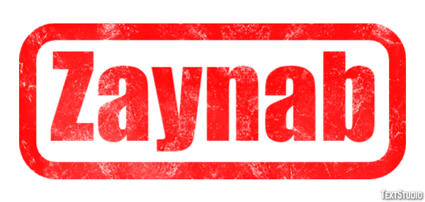 Zaynab Efecto de Texto