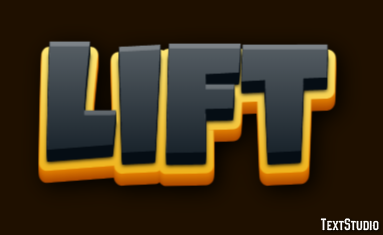 Lift Text Effect