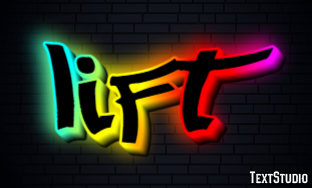 Lift テキスト効果