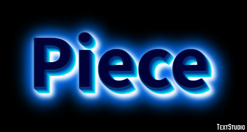 Piece Text Effect