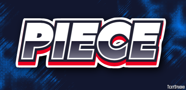 Piece Efecto de Texto
