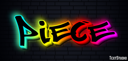 Piece Efecto de Texto