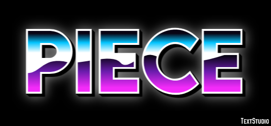 Piece Efecto de Texto