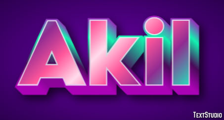 Akil Efekt tekstowy